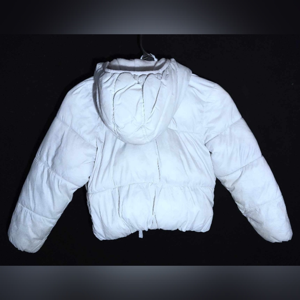 White puffer jacket